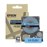 Epson LK-5LBJ fita mate preto sobre azul 18mm | EPSC53S672081