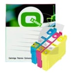 Q-Nomic 34XL Pack 3 Tinteiros cores (C/M/Y) XL | QNB-T347cmy