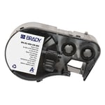Brady M4-82-499-OR-BK etiquetas de tecido de nylon preto sobre laranja Ø 9,53 mm | BRAM4-82-499-OR-BK