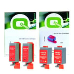 Q-Nomic Pack BCI-15BK/C 2 x preto + 2 x tri-color | QNBCI-15BK/C