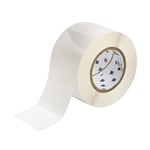 Brady THT-19-483-1 etiqueta de poliéster branco brilhante 76,20 mm x 50,80 mm | BRATHT-19-483-1