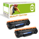 Q-nomic  44A (CF244A) Pack duplo toner preto | QNB-CF244AX2