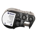 Brady M4C-475-422 etiquetas de poliéster preto sobre branco 12,07 mm x 7,62 m | BRAM4C-475-422