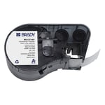 Brady M5-127-481 etiquetas de poliéster preto sobre branco 26,67 mm x 6,35 mm | BRAM5-127-481