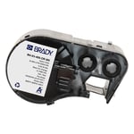Brady M4-83-499-OR-BK etiquetas de tecido de nylon preto sobre laranja Ø 12,7 mm | BRAM4-83-499-OR-BK