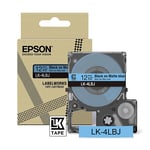 Epson LK-4LBJ fita mate preto sobre azul 12mm | EPSC53S672080