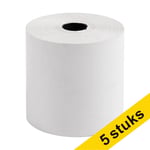 Exacompta 80 × 80 × 12 mm Rolo de papel térmico branco | 5 unidades | EXA44839E