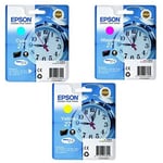 Epson 27 (T2705) pack 3 tinteiros (C/M/Y) | EPSB-T2705