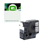 Q-Nomic S0721000 / 53720 poliéster branco sobre transparente 24mm | QNS0721000