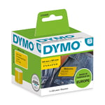 Dymo 2133400 Etiquetas amarelas de transporte e identificação | DYM2133400