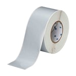 Brady THT-21-434 etiqueta de poliéster metalizado 76,20 mm x 91,44 m | BRATHT-21-434
