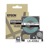 Epson LK-4WBJ fita mate preto sobre branco 12mm | EPSC53S672062