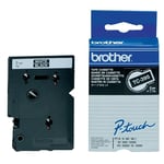 Brother TC-395 fita branco sobre preto 9 mm | BROTC-395
