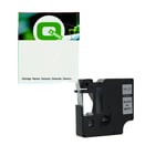 Q-Nomic 40913 fita preta-branco (9mm X 7m) | QN40913