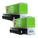 Q-Nomic Pack 304A (CC530A)  2 toners pretos | QNB-CC530AD