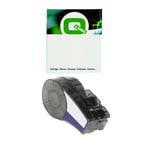 Q-Nomic M21-500-7425 fita polipropileno preto sobre branco 12,7 mm x 6,40 m | QNM21-500-7425