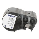 Brady M5C-1000-427 etiquetas de vinil laminado preto sobre branco/transparente 25,4 mm x 7,62 m x 9,53 mm | BRAM5C-1000-427