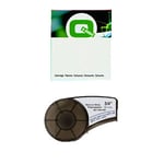 Q-Nomic M21-750-7425 fita preto sobre branco 19,1 mm x 6,40M | QNM21-750-7425