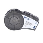 Brady M21-750-581-WT fita adesiva reposicionável preto sobre branco 19,05 mm | BRAM21-750-581-WT
