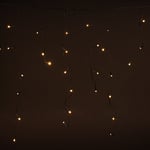 Cortina de luzes estalactites