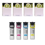 Q-nomic C13T11E14 + C13T11 Pack poupança preto + 3 cores | QNC13T11