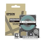 Epson LK-4TWJ fita mate branca sobre transparente 12mm | EPSC53S672068
