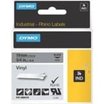 Dymo 1805419 fita vinil 19MM preto sobre cinzento | 1805419