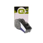 Q-Nomic MC-1500-595-YL-BK Fita de vinil preto sobre amarelo 38,1 mm x 7,62 m | QNMC-1500-595-YL-BK