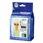 Brother LC-3217 Multipack tinteiro preto + 3 cores | BROB-LC3217VAL