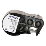 Brady M4C-750-595-BK-WT fita de vinil branco sobre preto 19,05 mm x 7,62 m | BRAM4C-750-595-BK-WT