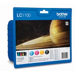 Brother LC 1100 Pack tinteiros (4 cores) | BRB-LC1100BCMY_R