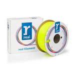 REAL 3D Filamento PETG 1,75 mm amarelo Transparente (1 kg) | 3DREALPETG175-2008