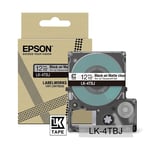 Epson LK-4TBJ fita mate preto sobre transparente 12mm | EPSC53S672065