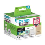 Dymo 1933083 Etiqueta quadrada texto preto sobre branco 25x25mm | DYM1933083