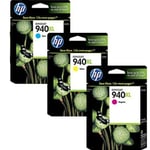 HP 940XL Pack 3 tinteiros cores (C/M/Y) | HPB-940XLcmy
