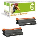 Q-nomic TN-2210 Pack duplo toner preto | QNB-TN2210BK2X