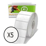 Q-Nomic RD-S05E1 Rolo de etiqueta 51 mm x 26 mms pré-cortadas (Pack 5 U) | QNB-RD-S05E1