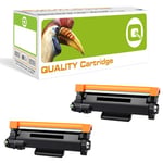 Q-nomic TN-2510 Pack duplo toner preto | QNBTN2510BKX2