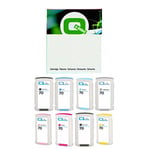 Pack Q-nomic 70 tinteiro preto + 7 cores | QNB-70