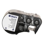 Brady M4-131-498 etiquetas de tecido de vinil preto sobre branco 25,4 mm x 12,7 mm | BRAM4-131-498