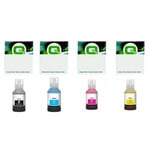 Q-Nomic T49N pack 4 garrafa de tinta | QNB-T49N