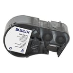Brady M4C-250-414 etiquetas de poliéster preto sobre branco  6,35 mm x 3,66 m | BRAM4C-250-414