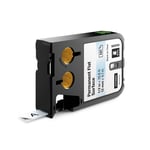 DYMO 1868740 XTL fita permanente preto sobre transparente 12mm | DYM1868740