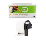 Q-Nomic DK-11234 etiquetas de identificação auto-adesivas preto sobre branco | QNDK-11234