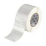 Brady THT-18-533-3 eetiqueta de poliéster branco brilhante removível 76,20 x 25,40 mm | BRATHT-18-533-3