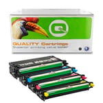 Q-Nomic 3130cn Pack: H516C, H513C, H514C, H515C preto + 3 cores | QN3130cn