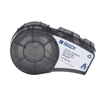 Brady M21-137-423 fita de poliéster preta sobre branco 50,80 mm x 19,05 mm | BRAM21-137-423