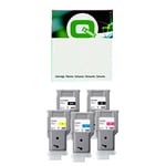 Q-nomic PFI-320 Pack 5 tinteiros (MBK/BK/C/M/Y) | QNB-PFI320