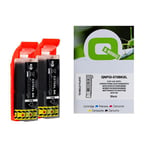 Q-Nomic PGI-570XL Pack 2 tinteiros pretos | QNB-PGI570BK2X