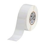 Brady THT-23-423-2 etiqueta de poliéster branco brilhante 50,80 x 25,40 mm | BRATHT-23-423-2